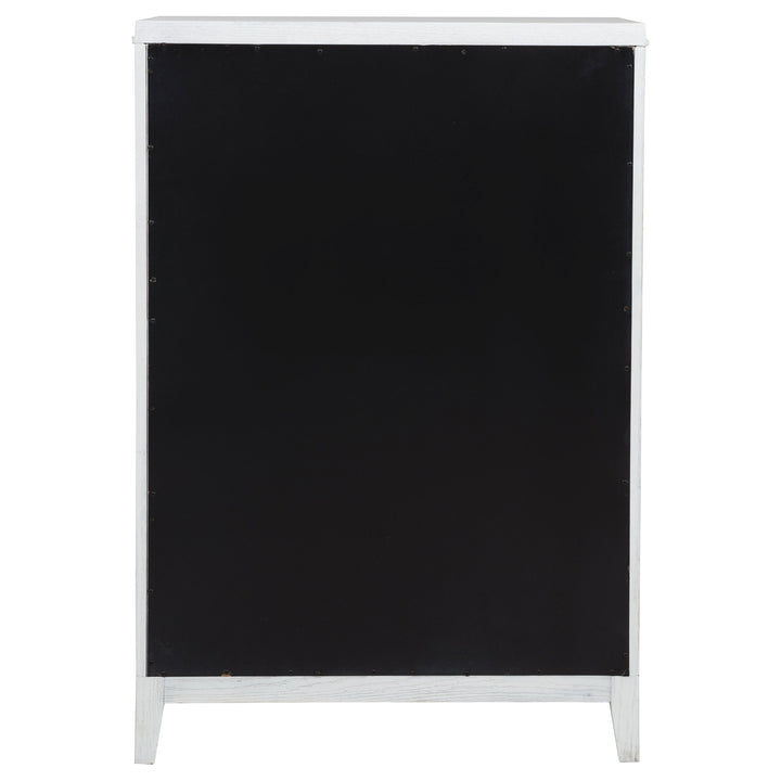 Marielle - 5-Drawer Bedroom Chest - Distressed White