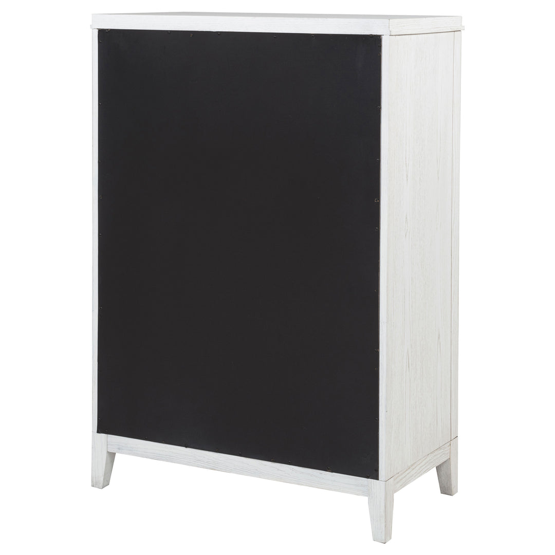 Marielle - 5-Drawer Bedroom Chest - Distressed White