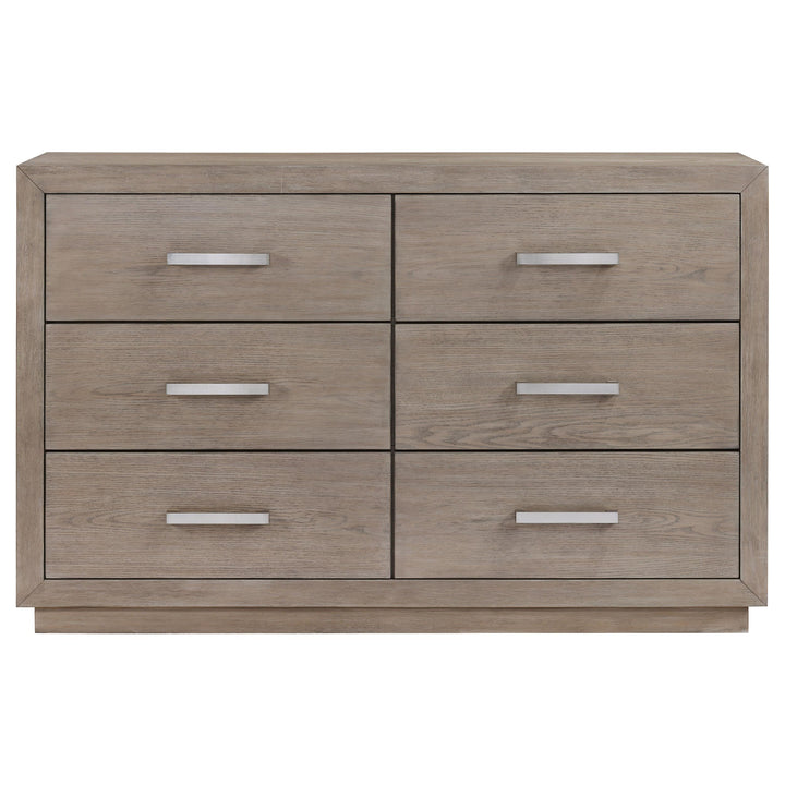 Coaster Furniture 224853 Kenora 6-drawer Dresser Barley Brown