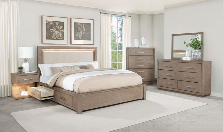 Kenora - Dresser Mirror - Barley Brown
