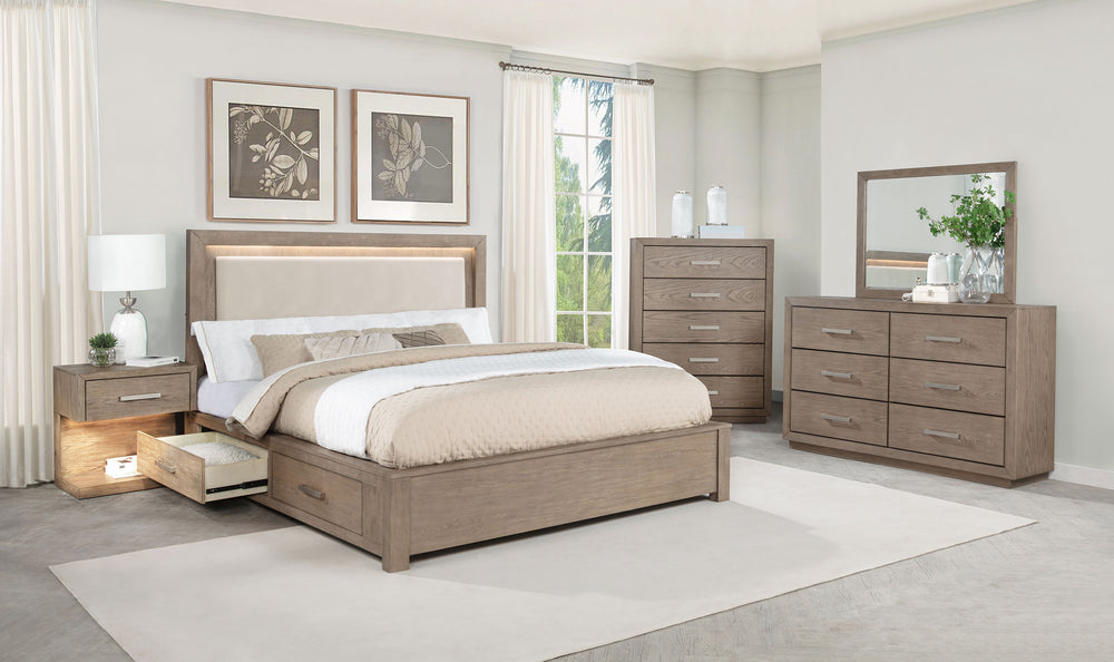 Kenora - Dresser Mirror - Barley Brown