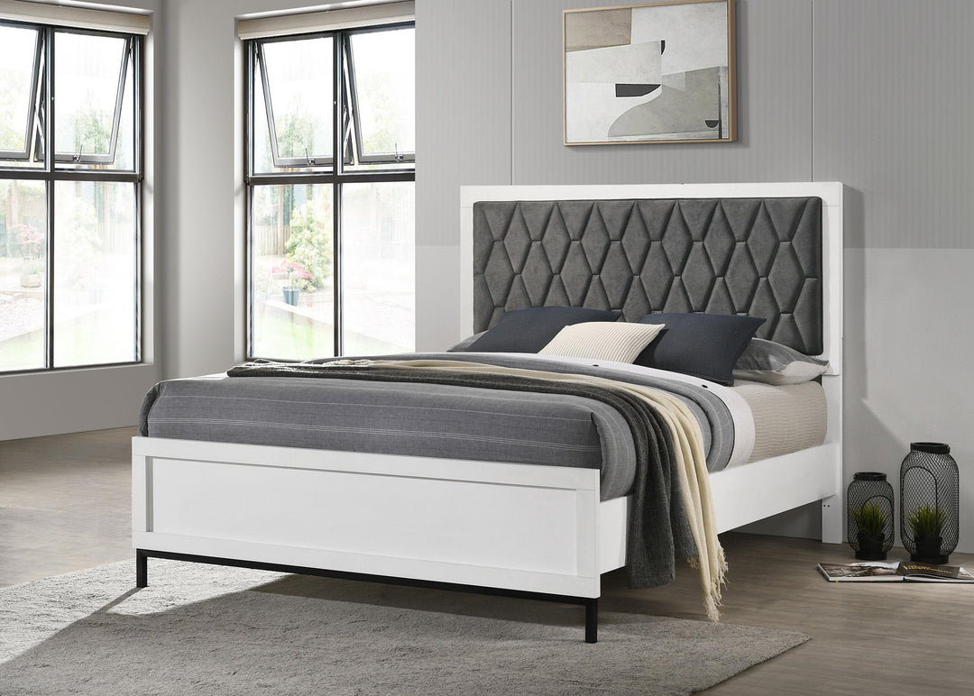 coaster-furniture-224861q-sonora-queen-upholstered-panel-bed-white