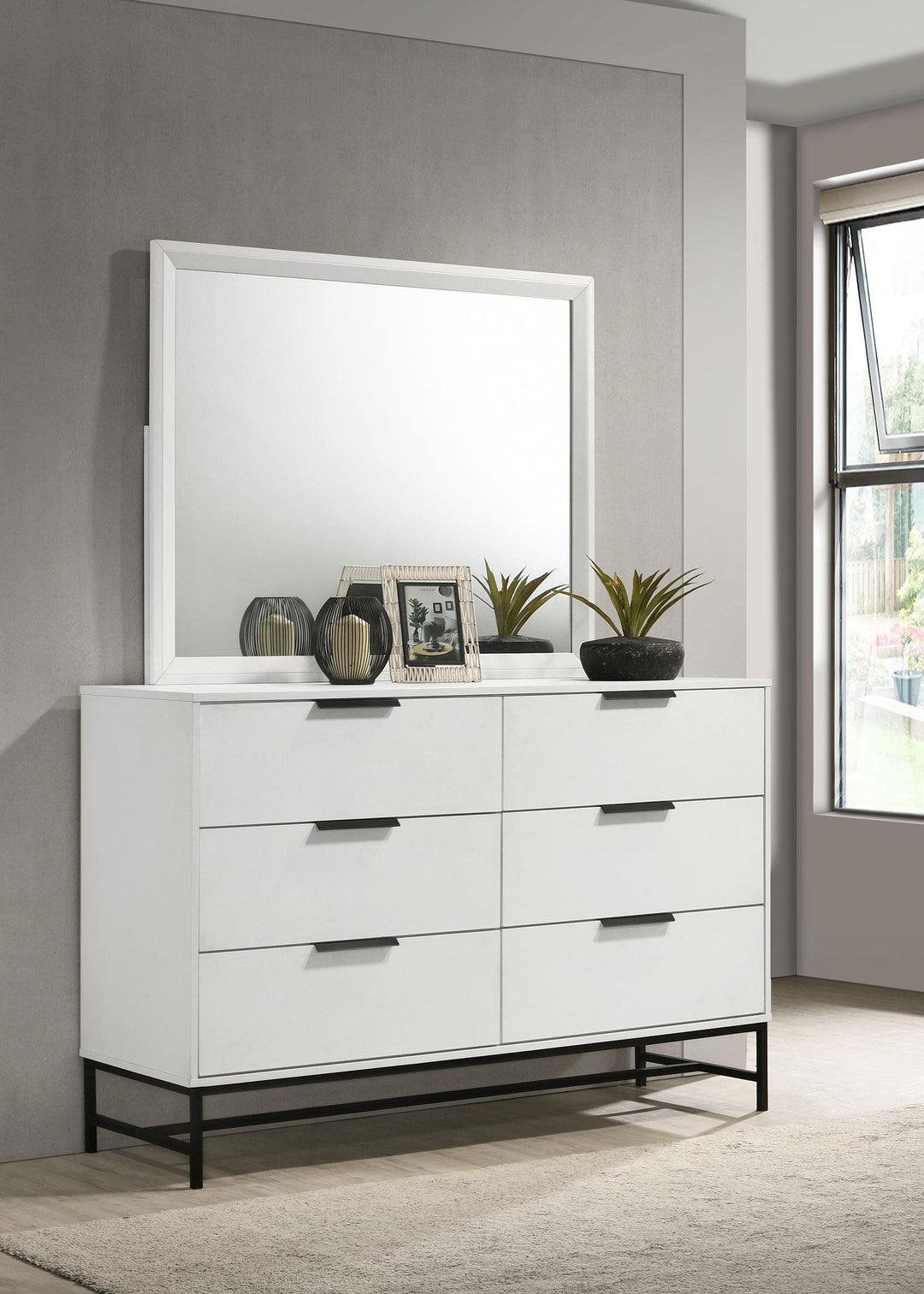 coaster-furniture-224863m-sonora-6-drawer-dresser-with-mirror-white