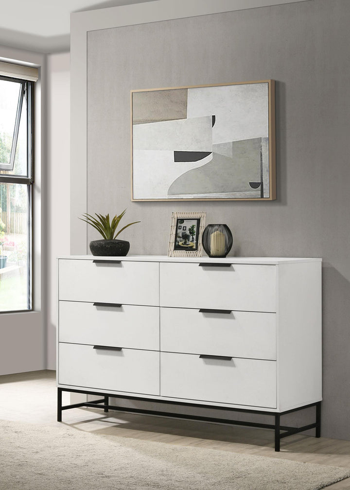 coaster-furniture-224863-sonora-6-drawer-bedroom-dresser-white