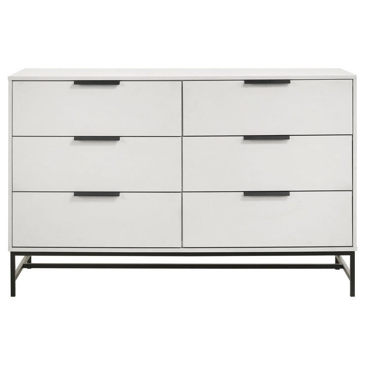 Coaster Furniture 224863 Sonora 6-drawer Bedroom Dresser White