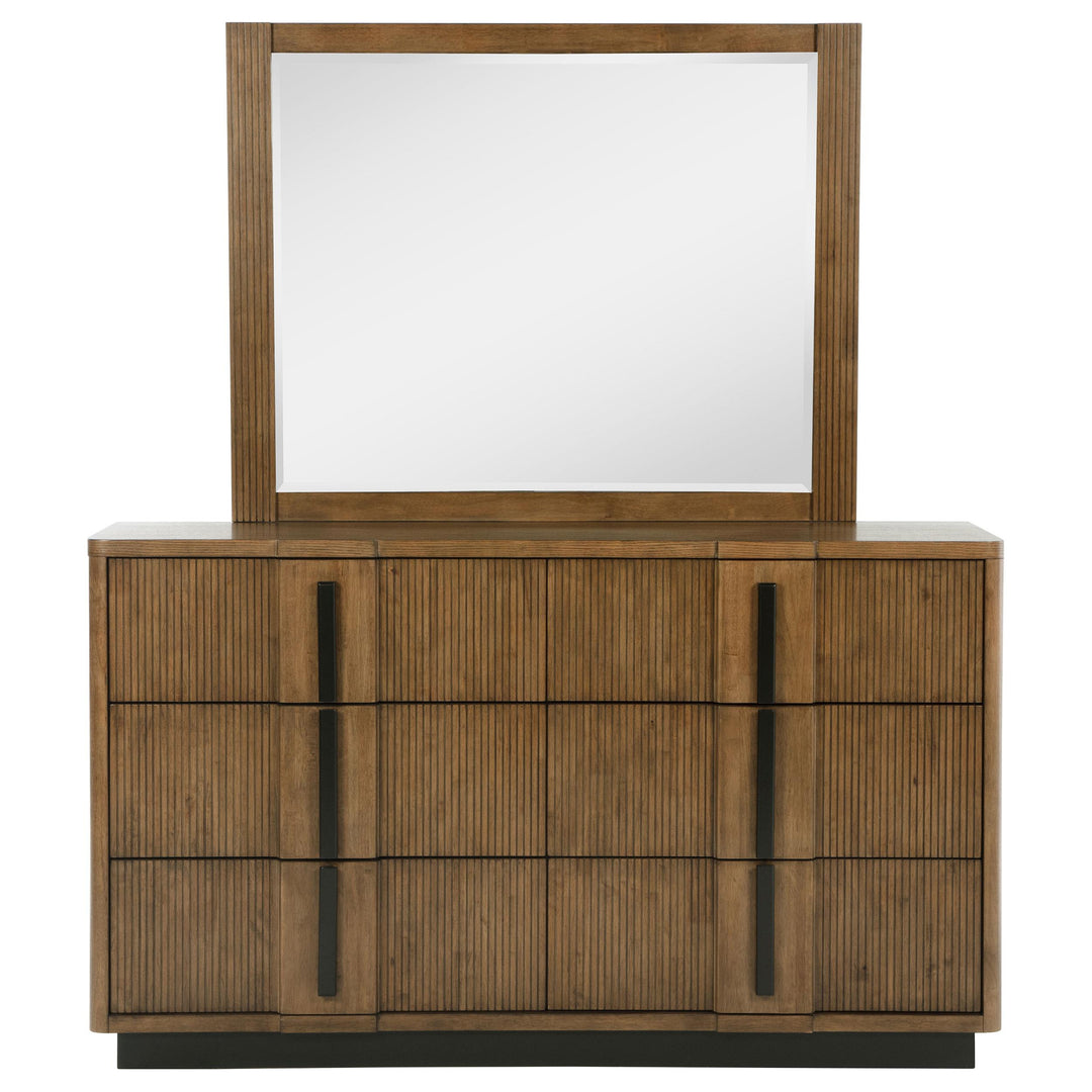 Coaster Furniture 224903M Terrace 6-drawer Dresser and Mirror Ash Brown