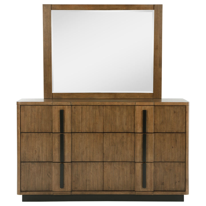 Coaster Furniture 224903M Terrace 6-drawer Dresser and Mirror Ash Brown