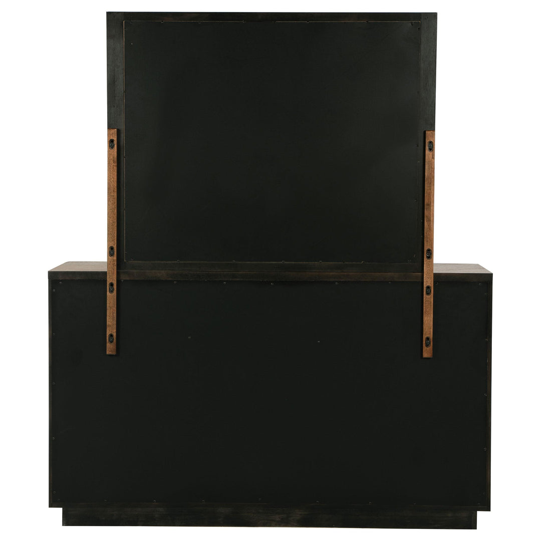 Coaster Furniture 224903M Terrace 6-drawer Dresser and Mirror Ash Brown