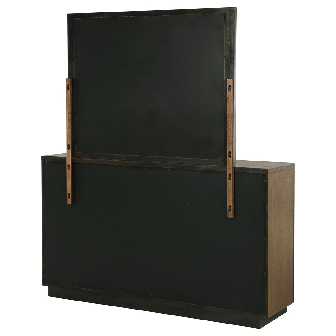 Coaster Furniture 224903M Terrace 6-drawer Dresser and Mirror Ash Brown