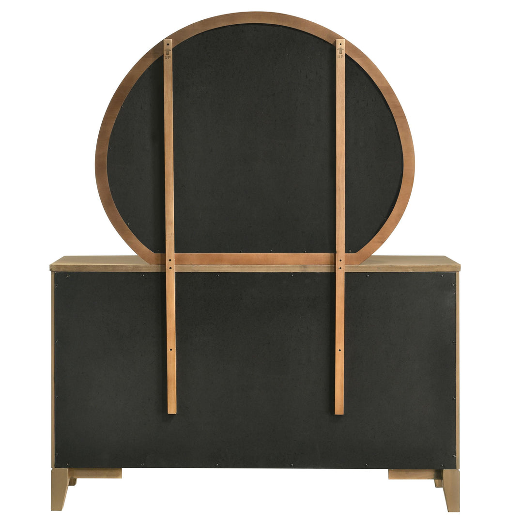 Coaster Furniture 224923M Granada 8-drawer Dresser and Mirror Natural Pine