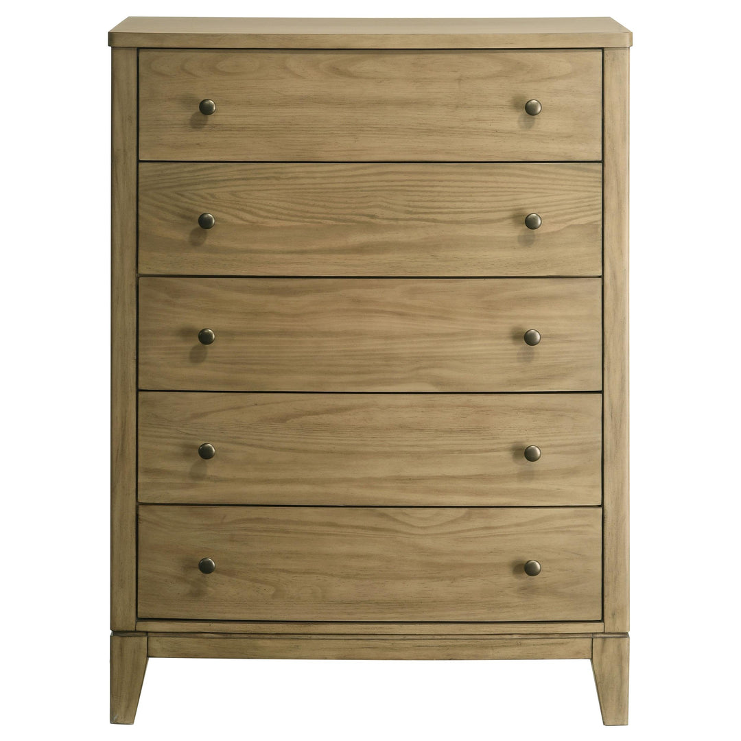 Coaster Furniture 224925 Granada 5-drawer Bedroom Chest of Drawers Natural Pine