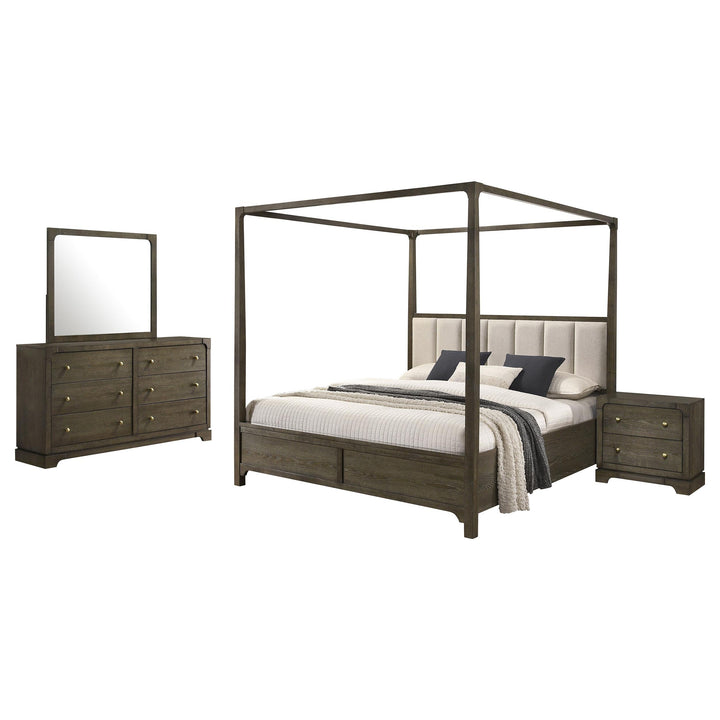 Coaster Furniture 224931Q-S4 Gran Park 4-Piece Bedroom Set Dark Cocoa