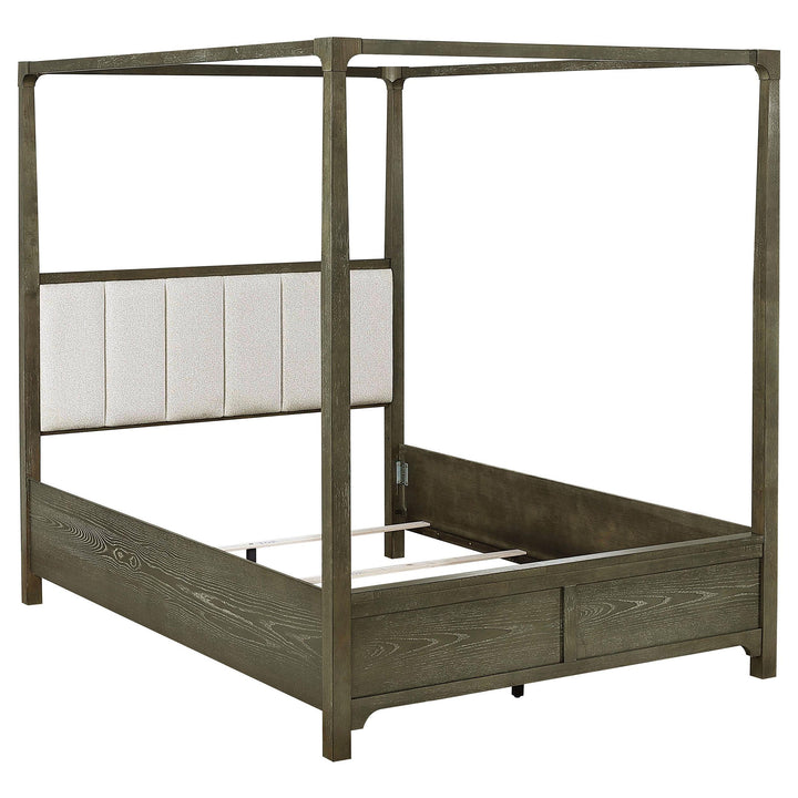 Coaster Furniture 224931Q Gran Park Queen Canopy Bed Dark Cocoa
