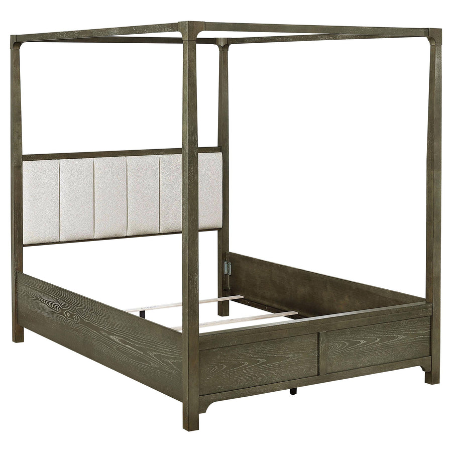 Coaster Furniture 224931Q Gran Park Queen Canopy Bed Dark Cocoa