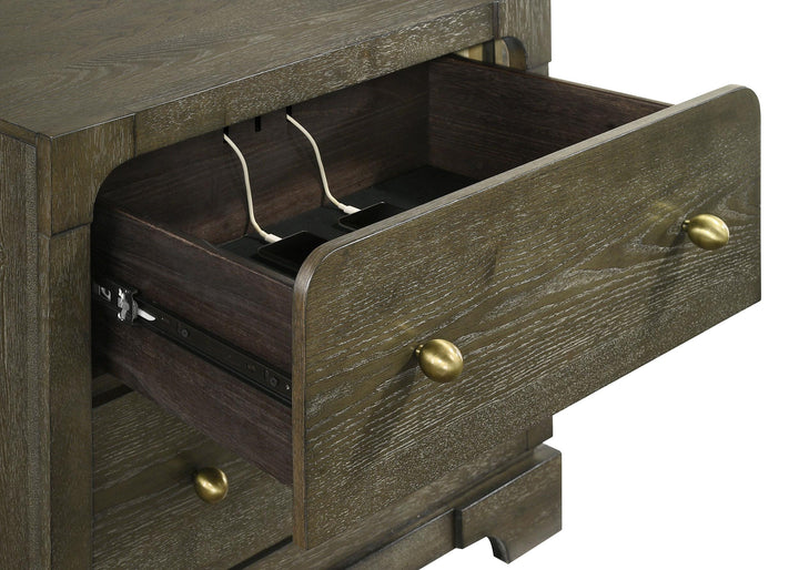 Coaster Furniture 224932 Gran Park 2-drawer Nightstand Bedside Table Dark Cocoa