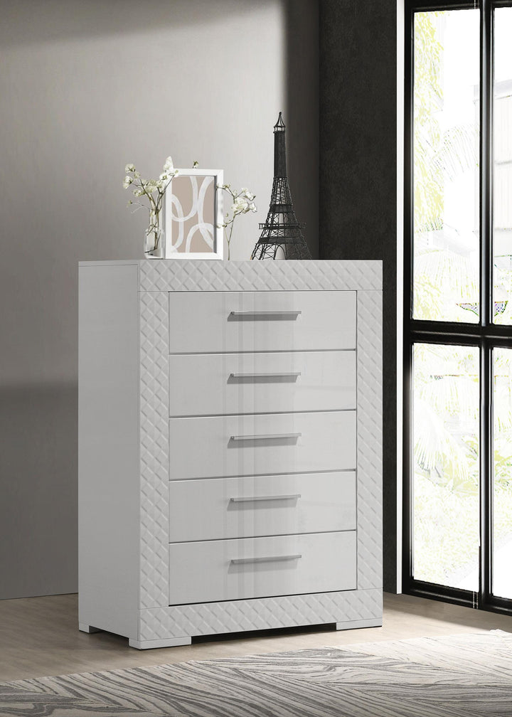 coaster-furniture-224945-ives-5-drawer-bedroom-chest-of-drawers-white-high-gloss