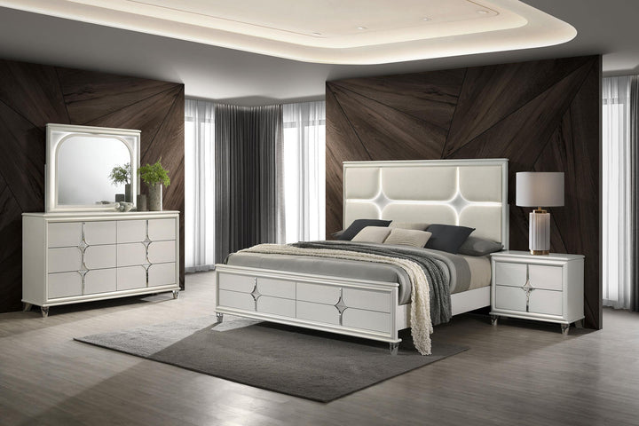 coaster-furniture-224951ke-s4-olivia-4-piece-eastern-king-bedroom-set-pearl-white