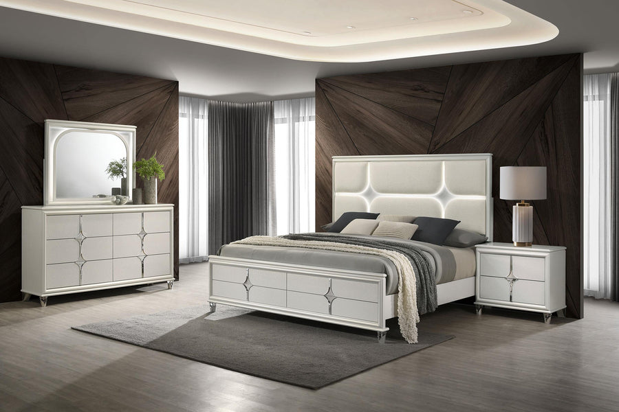 coaster-furniture-224951ke-s4-olivia-4-piece-eastern-king-bedroom-set-pearl-white