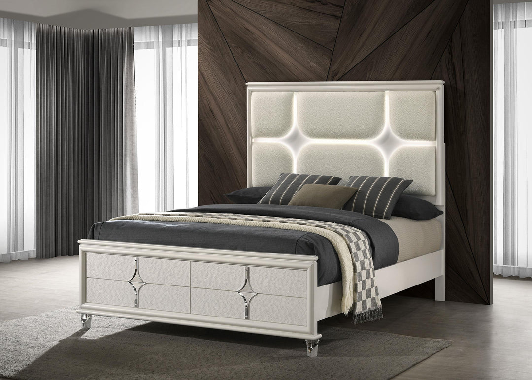 coaster-furniture-224951q-olivia-queen-panel-bed-led-headboard-pearl-white
