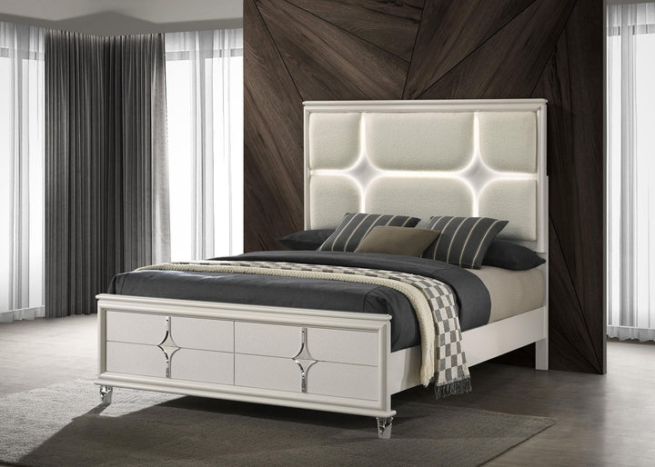 coaster-furniture-224951q-olivia-queen-panel-bed-led-headboard-pearl-white