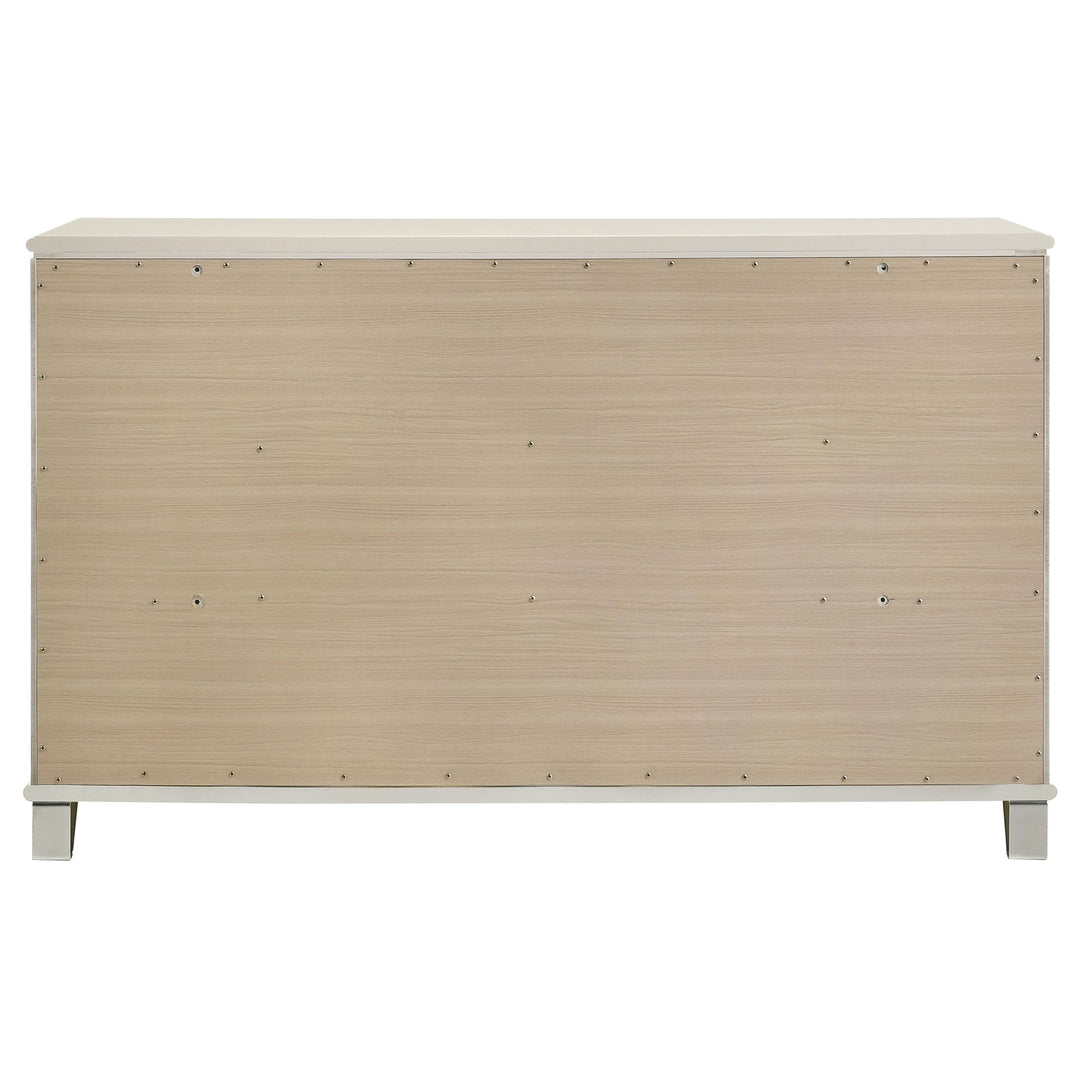 Coaster Furniture 224953 Olivia 6-drawer Dresser Cabinet Pearl White