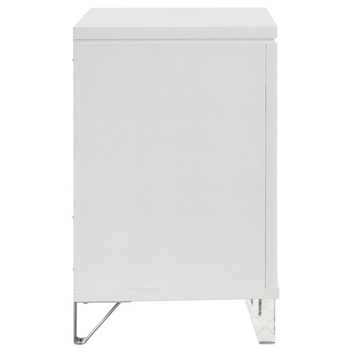 Coaster Furniture 224962 Marmore 2-drawer Nightstand Bedside Table White