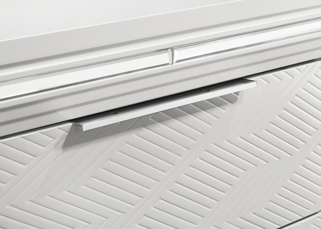 Coaster Furniture 224962 Marmore 2-drawer Nightstand Bedside Table White