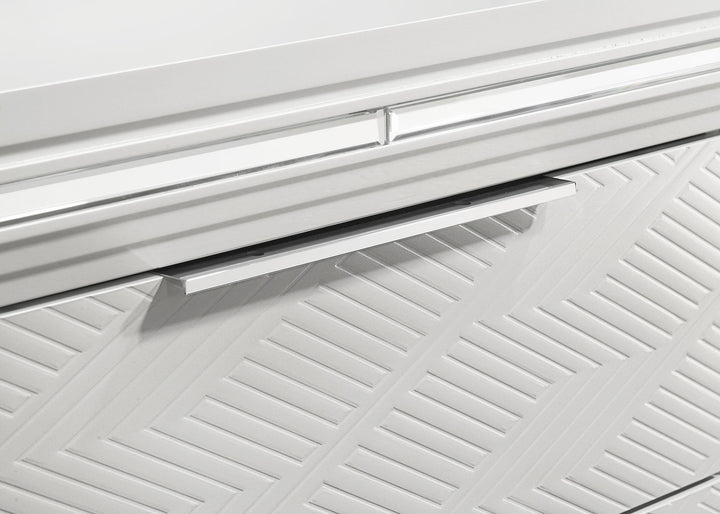 Coaster Furniture 224965 Marmore 5-drawer Bedroom Chest of Drawers White