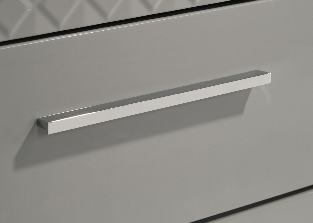 Coaster Furniture 224975 Ives 5-drawer Bedroom Chest of Drawers Grey High Gloss