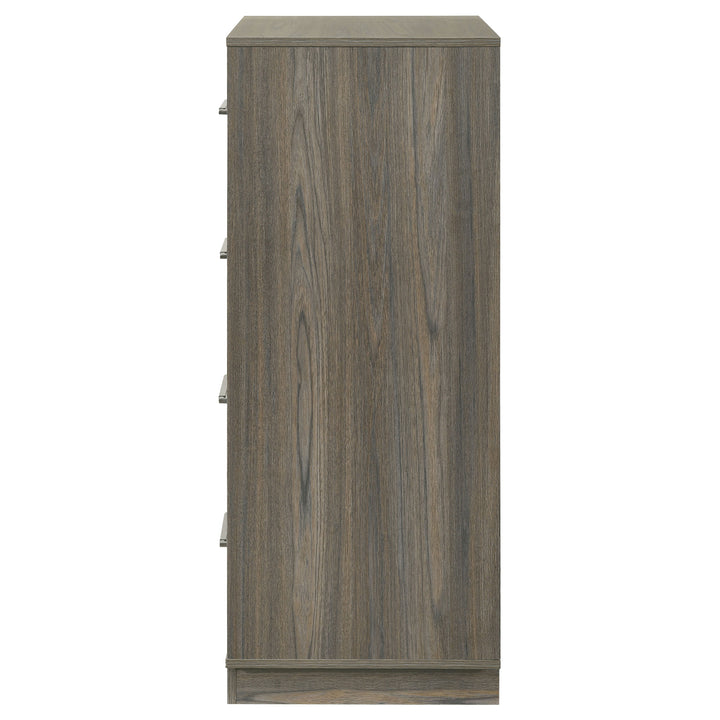 Fenwick - 4-Drawer Chest Of Drawers - Gray Oak