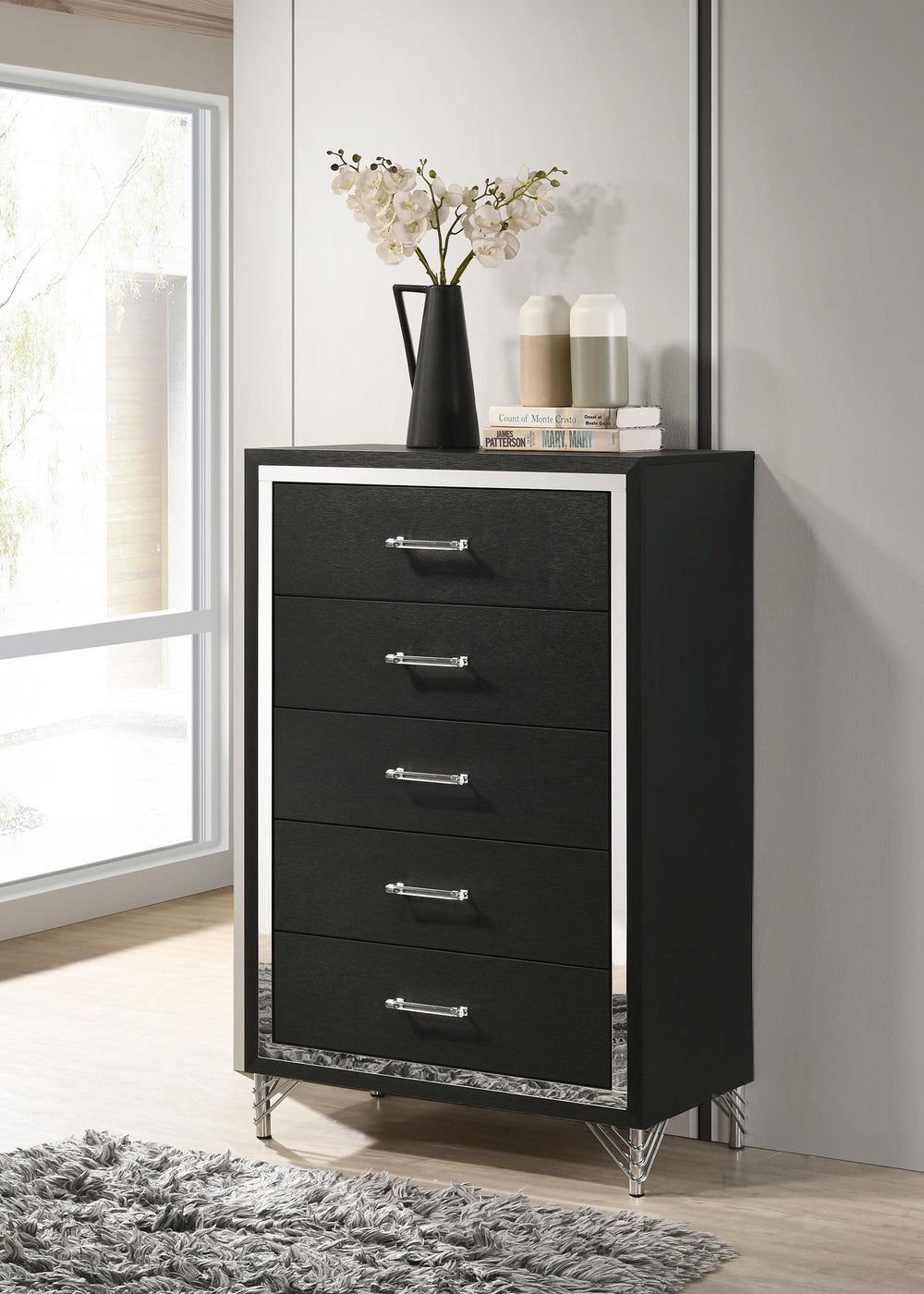 coaster-furniture-224995-lucia-5-drawer-bedroom-chest-of-drawers-black