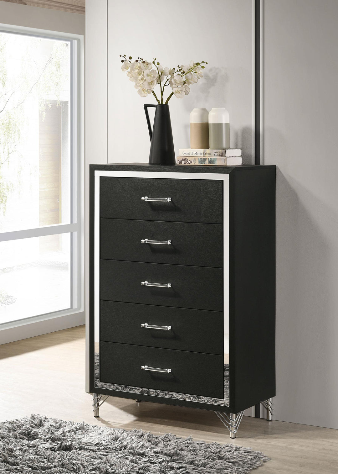 coaster-furniture-224995-lucia-5-drawer-bedroom-chest-of-drawers-black