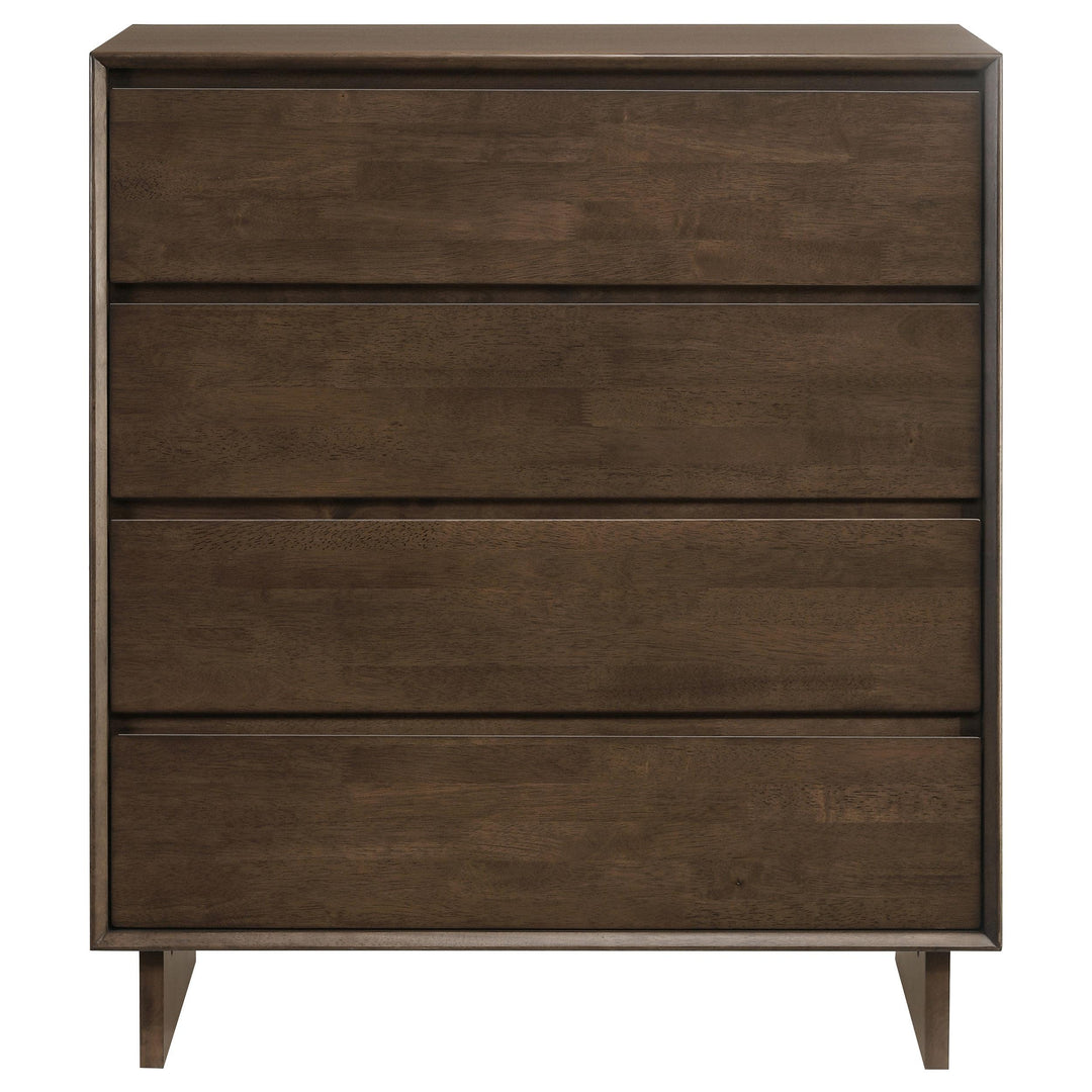 Coaster Furniture 225015 Glenwood 4-drawer Chest of Drawers Warm Brown