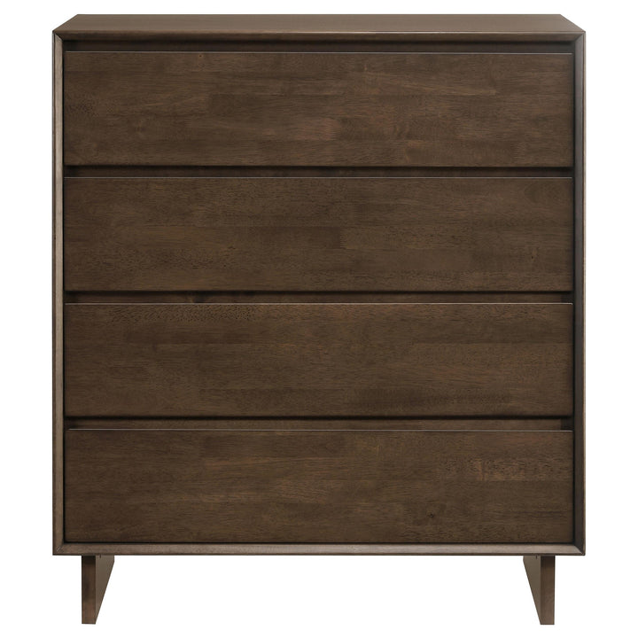 Coaster Furniture 225015 Glenwood 4-drawer Chest of Drawers Warm Brown
