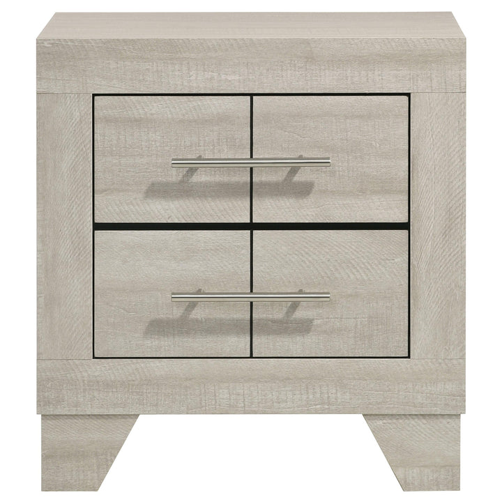 Coaster Furniture 225062 Trenton 2-drawer Nightstand Bedside Table Rustic Cream