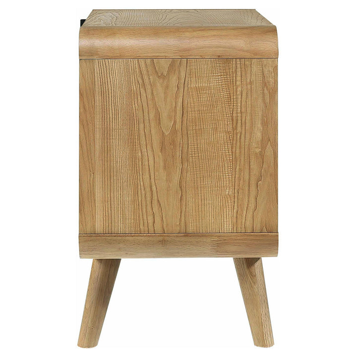 Coaster Furniture 225092 Robyn 2-drawer Nightstand Bedside Table Light Ash