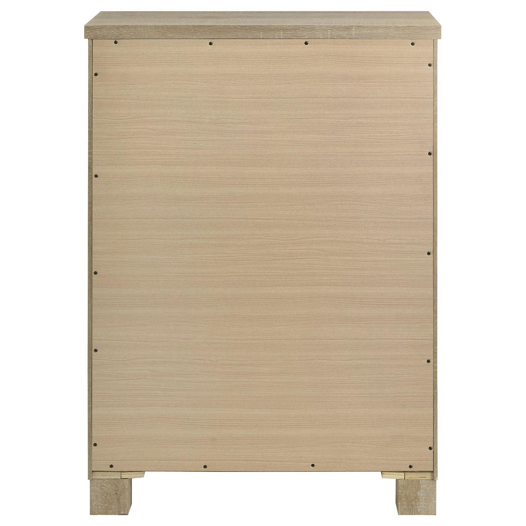 Oakglen - 5-Drawer Bedroom Chest Of Drawers - Weathered Oak