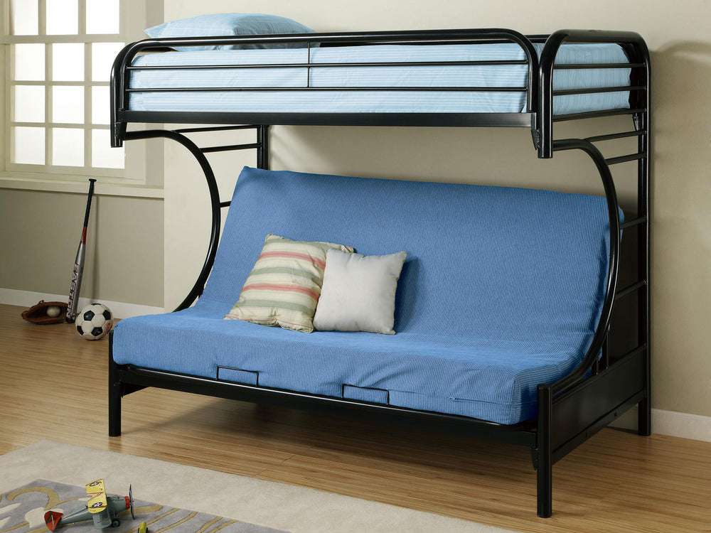 coaster-furniture-2253k-montgomery-metal-twin-over-futon-bunk-bed-black