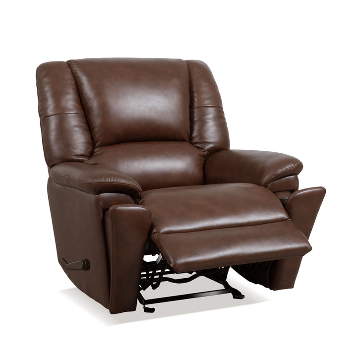 Plush Gliding Recliner Tavern Brown