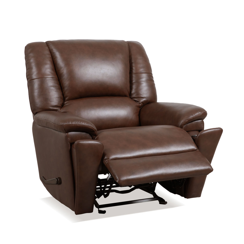 Plush Gliding Recliner Tavern Brown