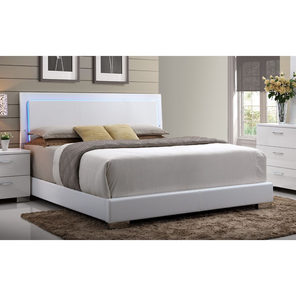 Lorimar Eastern King Bed with Led