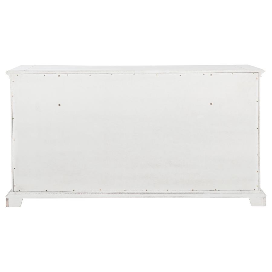 Mckinney - 6-Drawer Bedroom Dresser Cabinet - Vintage White