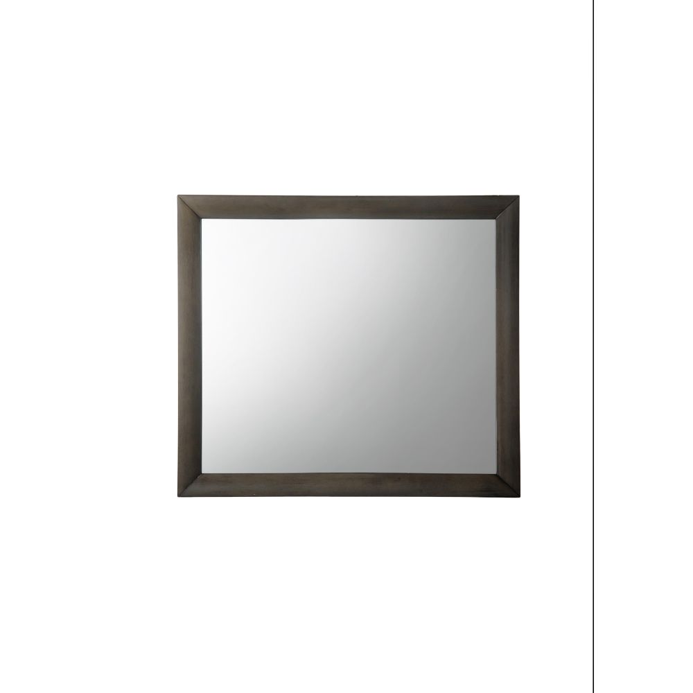 Ireland Mirror in Gray Oak Finish