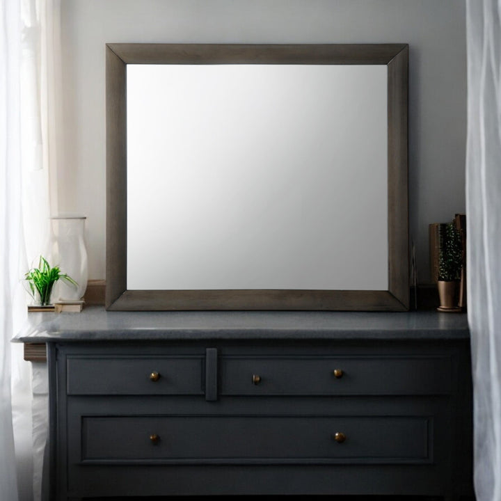 Ireland Mirror in Gray Oak Finish