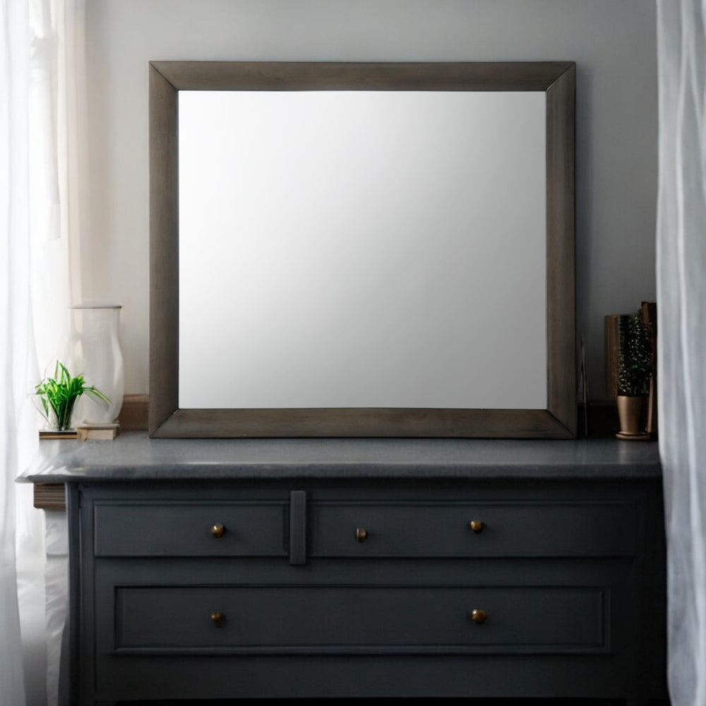 Ireland Mirror in Gray Oak Finish