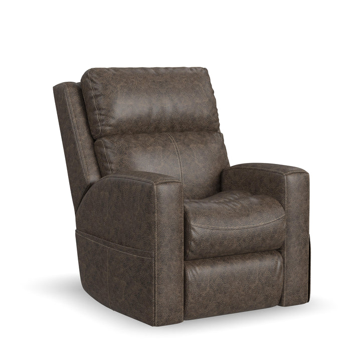 Score Power Lift Recliner With Power Headrest &amp; Lumbar Dark Brown