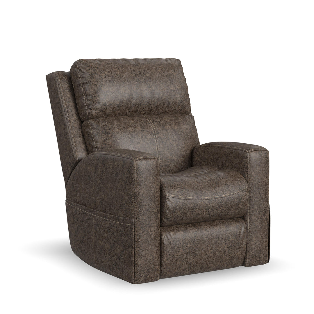Score  Power Lift Recliner With Power Headrest & Lumbar  Dark Brown