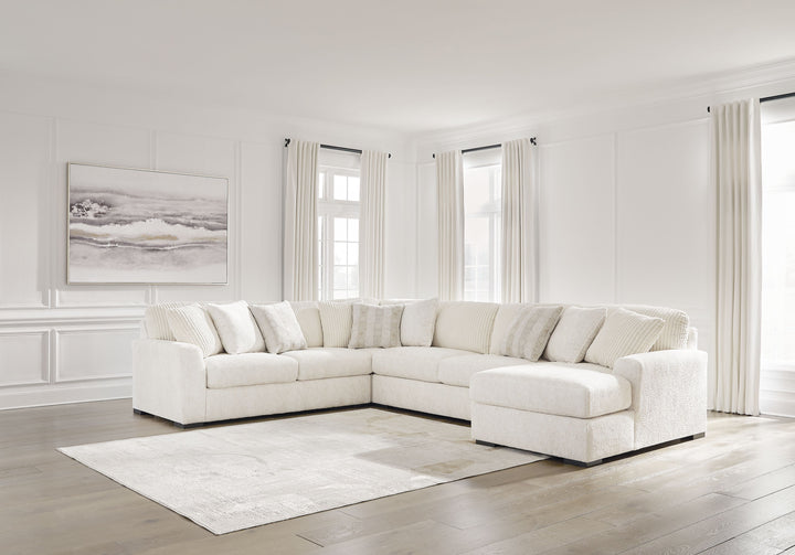 Chessington - 4-Piece Sectional With Raf Corner Chaise - Ivory by Ashley Furniture product image
