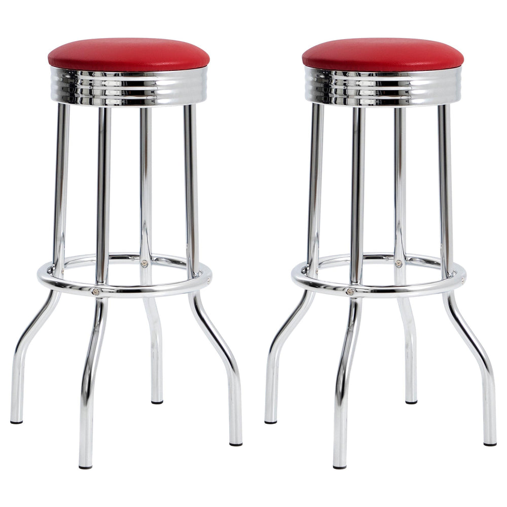 coaster-furniture-2299r-retro-upholstered-metal-swivel-bar-stool-red