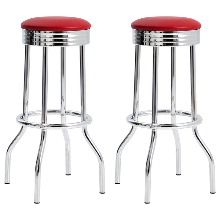 coaster-furniture-2299r-retro-upholstered-metal-swivel-bar-stool-red